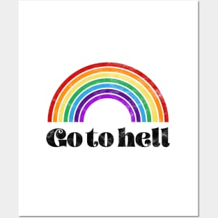 Go to hell Posters and Art